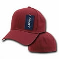 thumbnail image 4 of Decky 402-PL-MAR-28 Casquette Ajustée, Bordeaux, Taille - 7.62, 4 of 4