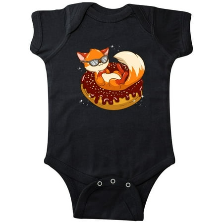

Inktastic Fox Funny Donut Lover Gift Baby Boy or Baby Girl Bodysuit