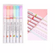 thumbnail image 4 of 6 pz Plumones Tipo Sello Point Line Cinta Kawaii Decorativo Rodillo, 4 of 5
