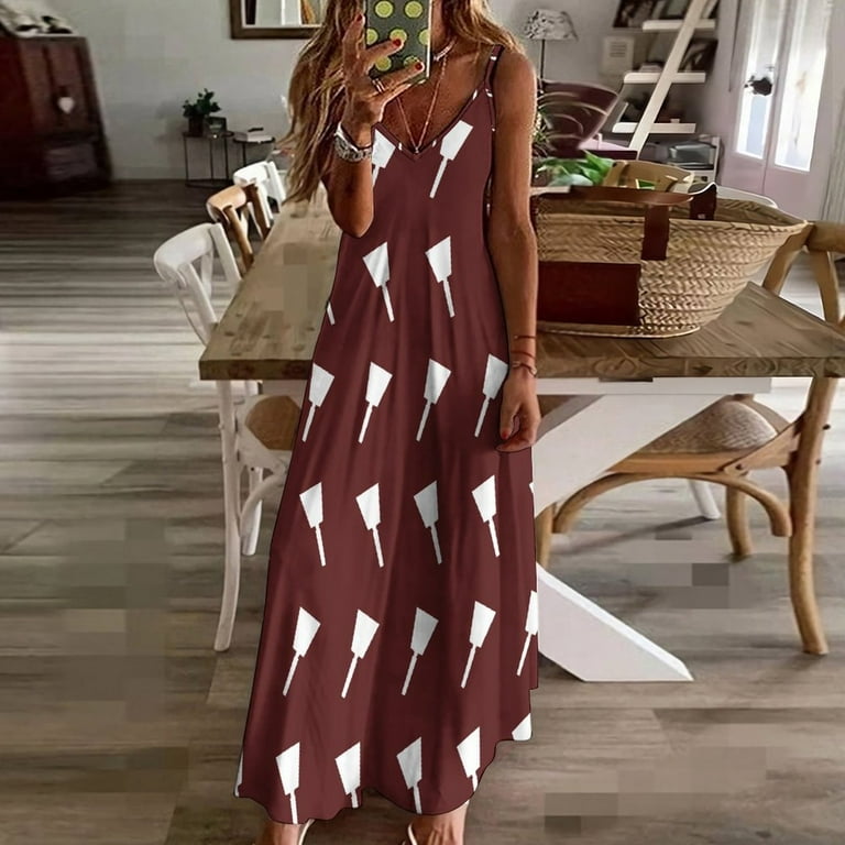Mississippi State White Cowbell Sleeveless Dress Loose Women's Dress Dresses  Luxury Evening Dresses - Walmart.com