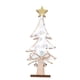 thumbnail image 1 of Inteprter Decoración de árbol de Navidad, decoraciones navideñas, escaparate de tienda para el hogar, de madera, decoración de Navidad, adorno de Kits de decoración para fiestas Blanco Inteprter HA068924-03, 1 of 6