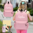thumbnail image 4 of Personalised Children's Print Name Kids School Rucksack Book Bags Durable Material Padded Adjustable Shoulder Straps Large Capacity for Toddler Boy Girl Elementary Kindergarten Travel, 4 of 4