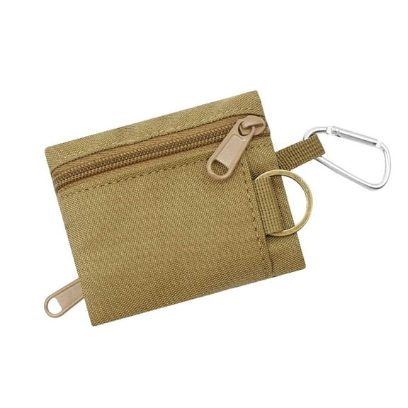 Kcolen Multifunctional Organizer Pouch with Lanyard and Carabiner for Secure Daily and Outdoor Adventures