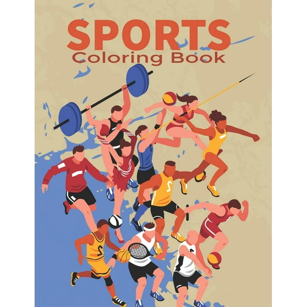 Sports Coloring Book: Great Coloring Pages For Boys And Girls