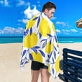 thumbnail image 5 of GZHJMY Lemon Beach Towel Quick Dry Absorbent Bath Towels Sandproof Lightweight Towel for Gym Yoga Sports Swimming - 31x71in Bath Towels, 5 of 7
