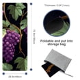 thumbnail image 4 of Grape Yoga Blanket with Storage Bag 72.8"x26.8" for Yoga, Pilates, Fitness - Yoga Towel, Yoga Mat Towel Included, 4 of 6