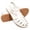 White, variant on Closed Toe Fisherman Gladiator Sandals for Women Adjustable Ankle Buckle Braided Slingback Strappy Summer Footwear for Casual Dressy Daily Wear