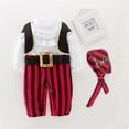thumbnail image 6 of SJLDQY Boy Jumpsuit May's Captain S Cap Stinker Pirate Casual Soft Clothing White 2-3 Years, 6 of 7