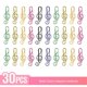 thumbnail image 1 of 30pcs Paper Clips Cute Metal Wire Adorable Music Notes Paper Clips for Office School Stationery Supplies, 1 of 5