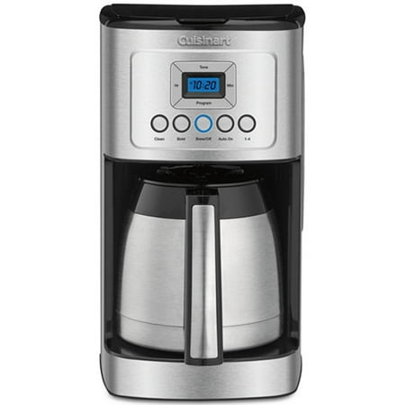 8 Cup Programmable Thermal - Cuisinart 12 Cup Programmable Thermal Coffeemaker, Black Stainless