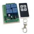 thumbnail image 1 of 4CH Relay Interruptor De telemando Inalámbrico (botón / D) - Interruptor de lámpara Inalámbrico, Receptor Transmisor De Botón, 43 Sharpla Módulo de interruptor de control de relé, 1 of 7