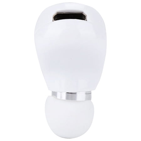 BIMZUC Mini Sports Wireless Bluetooth Headset Universal In-Ear Earbuds White (32.8 ft / 10 m Range) Lightweight with Built-in Microphone and Long Battery Life for Fitness Workout and Driving