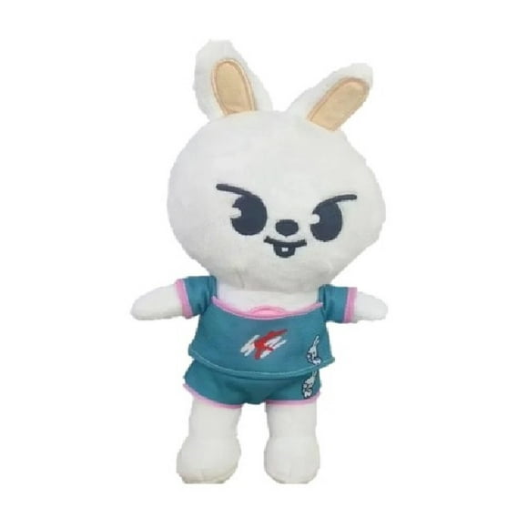 Peluche Leebit SKZOO Kpop Stray Kids 20 cm ropa azul