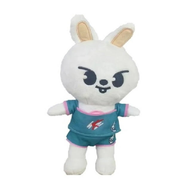 Peluche Leebit SKZOO Kpop Stray Kids 20 cm ropa azul