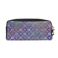thumbnail image 2 of YFYANG Leather Portable Travel Small Makeup Bag, Multifunctional Storage Bag, Purple Polka Dots Watercolor Pattern Cosmetic Bag, 2 of 4