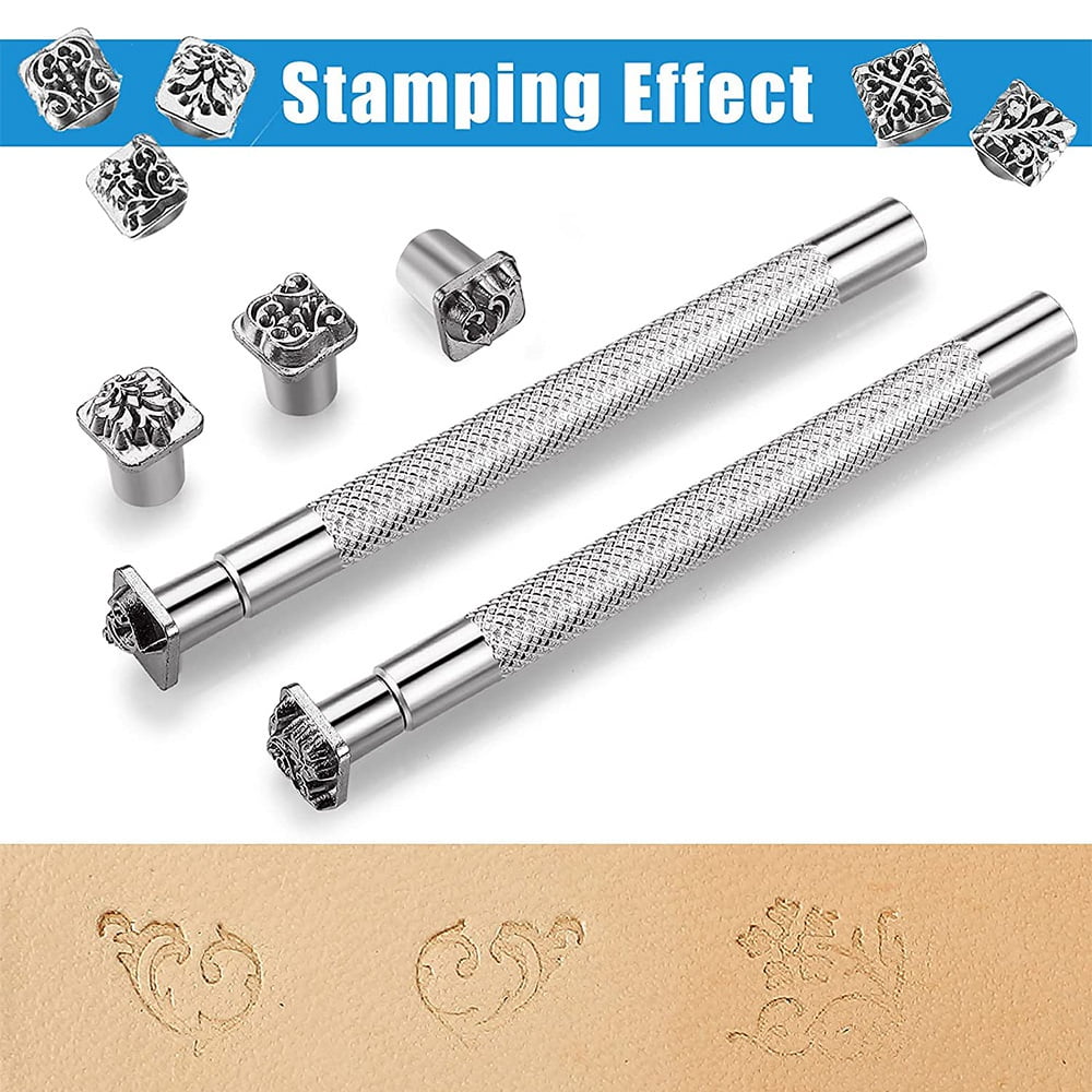 Crafting Kit: 50pc Letters/Numbers Stamp Set, 6Mm Leather Punch