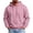Pink, variant on Mens Casual Cotton Hooded Collar Drawstring Hoodies Pullover Sweatshirts Casual Long Sleeve Shirts Orkout, Walking, Gym Fitness Sweatshirts for Men