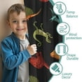 thumbnail image 3 of Blackout Kids Curtains,Vivid Dinosaurs Pattern Childrens Insulated Curtains Set Of 2,Bedroom Essentials,Toddler Room Decor 42"x84", 3 of 5
