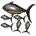 thumbnail image 3 of 5pcs Tuna Shaped Balloons: Realistic Ocean Animal Themed Party Decorations - Aluminum Film Fish Balloons for Fishing Birthday Celebration Party Suppli, 3 of 3