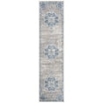 thumbnail image 3 of SAFAVIEH Brentwood Cahal Oriental Runner Rug, Light Gray/Blue, 2' x 20', 3 of 10