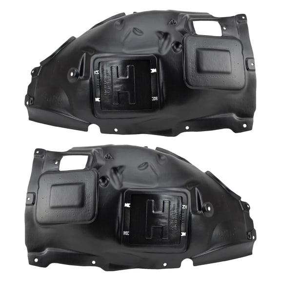 TRQ Front Inner Fender Liner Set Fits Select 2013-2018 BMW 320i 2014-2018 328d 328d xDrive 2012-2016 328i 2014-2016 328i xDrive BM1248131 BM1249131