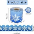 thumbnail image 2 of 68.9 Feet Winter Snowflake Bulletin Board Borders, Scalloped Borders Bulletin Board Border Decorative,Snowflake Rolled Border Trim，for Classroom Decoration Strips Chalkboard Wall Decor$$Office, 2 of 7