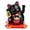 Black, variant on BIMZUC Solar Powered Lucky Cat Waving Fortune Cat Figurines for Home Office Business Wealth Welcoming Asian Decor White (5.5 x 5.9 inches / 14 x 15 cm)