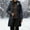 Black, variant on Fleece Lined Puffer Jacket for Womens Winter Long Quilted Coat Thicken Warm Hooded Outerwear with Pocket New Oversized Outerwear Jackets Black L