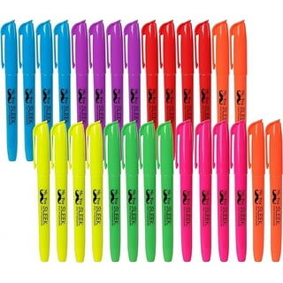 Mr. Pen- Highlighters, Retractable Highlighters, 6 Pack, Highlighters Assorted Colors, Retractable Markers, Colorful Highlighters, Colored