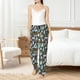 thumbnail image 4 of Balery Moose Squirrel owls tree Pantalones de pijama para mujer, pijamas ultraligeros, pantalones de estar por casa-XX-Large, 4 of 6