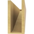 thumbnail image 4 of 6"W x 36"D x 12"H Thin Concord Rough Cedar Woodgrain TimberThane Corbel, Primed Tan, 4 of 6