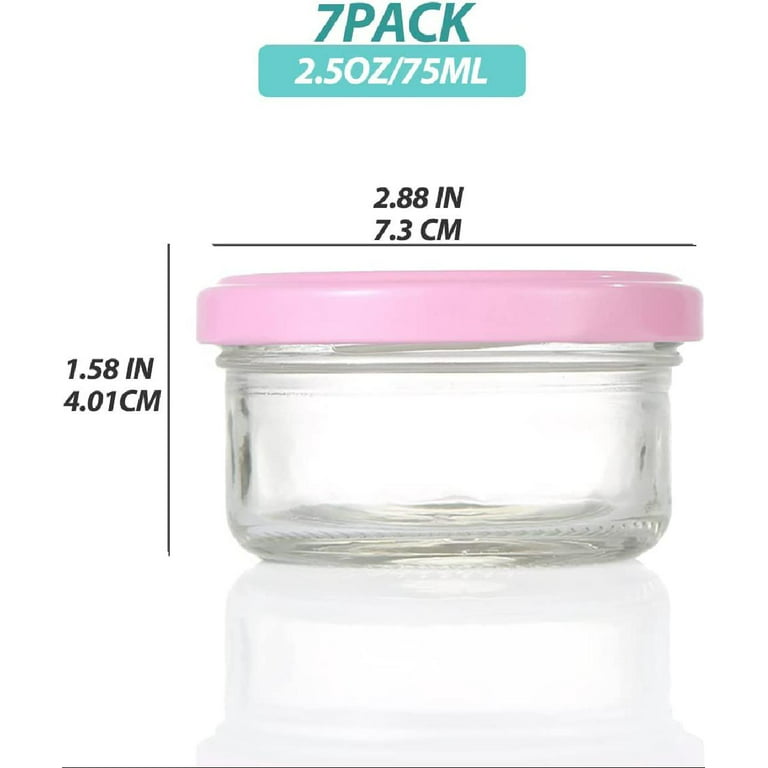 Small Glass Condiment Containers With Lid, Salad Dressing Container, Dipping  Sauce Cups Set, Leak Proof Reusable Sauce Containers For Lunch Box Picnic  Travel, Kitchen Accessaries - Temu