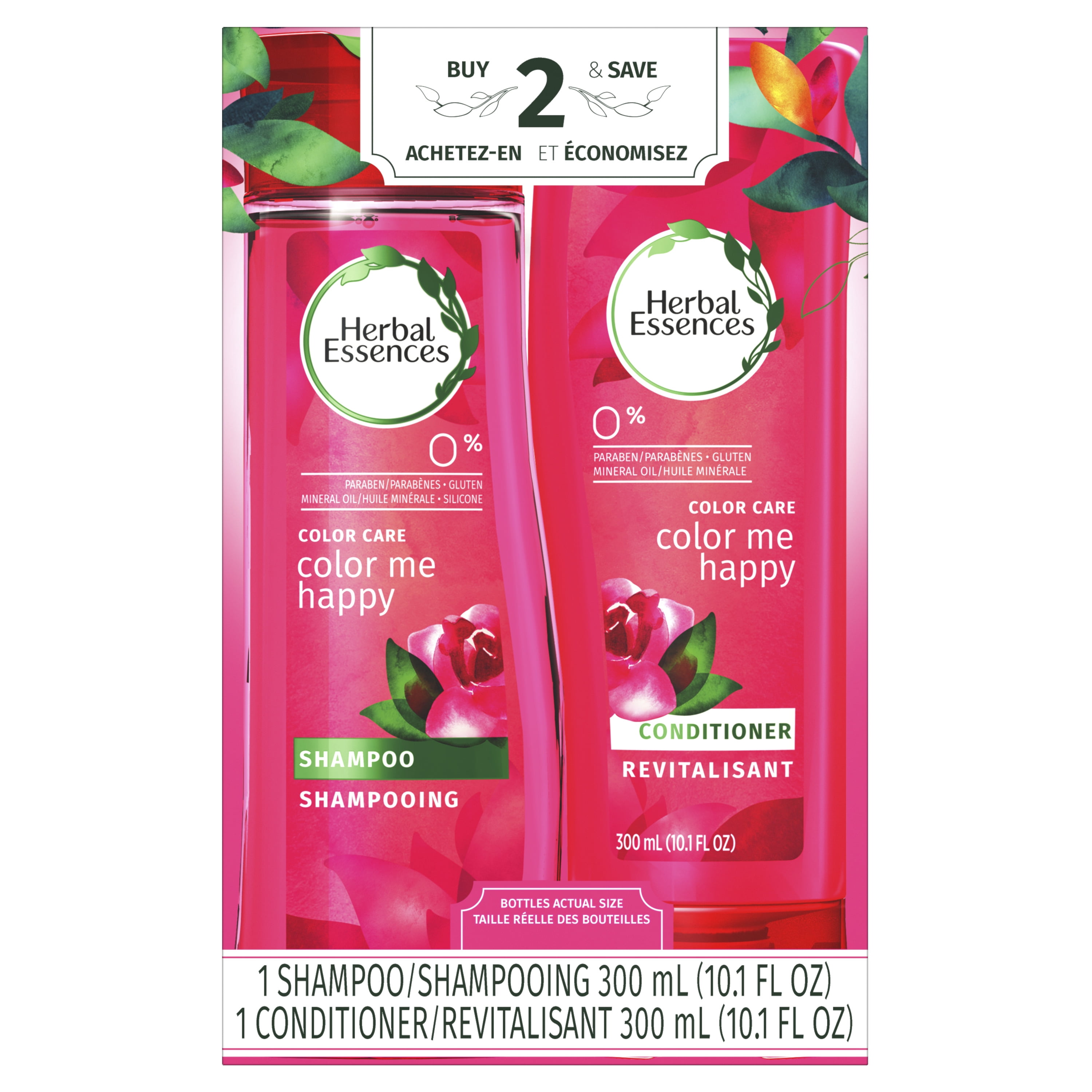Herbal Essences Shampoo & Conditioner, Color Me Happy, 2 Pk, 20.2 Fl Oz
