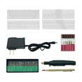 thumbnail image 1 of Bolígrafo micrograbador eléctrico con trazador, herramientas multifuncionales para decoración de uñas, juego de herramientas de grabado para tallar, Yuyangstore Pluma micrograbadora, 1 of 8