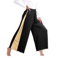 thumbnail image 6 of TiaoBug Womens Liturgical Modern Dance Performance Outfits One Shoulder Sleeveless Dress and Pants Set Black L, 6 of 7