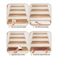 thumbnail image 5 of Stair Treads for Wooden Steps, Red Bohemian Peel and Stick Stair Treads with Adhesive, Boho Flower Abstract Modern Retro Art Non Slip Indoor Stairs Runner Rugs Mats for Elders Dogs 8"x30"10PCS, 5 of 7
