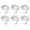 Daylight White, variant on MR16 LED Bulb Non Dimmable 12V 5W 50W Equivalent 450LM GU5.3 Bipin Base 3000K Warm White Spot Light Bulbs 6-Pack