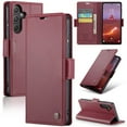 thumbnail image 1 of CaseMe Funda de Cuero para Samsung Galaxy A55 5G con Bloqueo RFID, para Samsung Galaxy A55 5G Funda para Mujer Hombre Tarjetero Cierre Magnético Funda Tipo Folio para Samsung Galaxy A55 5G, 1 of 11