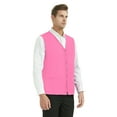 thumbnail image 4 of TOPTIE Adult Volunteer Work Vest Event Supermarket Apron Vests - Pink, 4 of 8