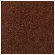 Ambiant Solid Color Indoor Area Rugs Chocolate - 3' Square