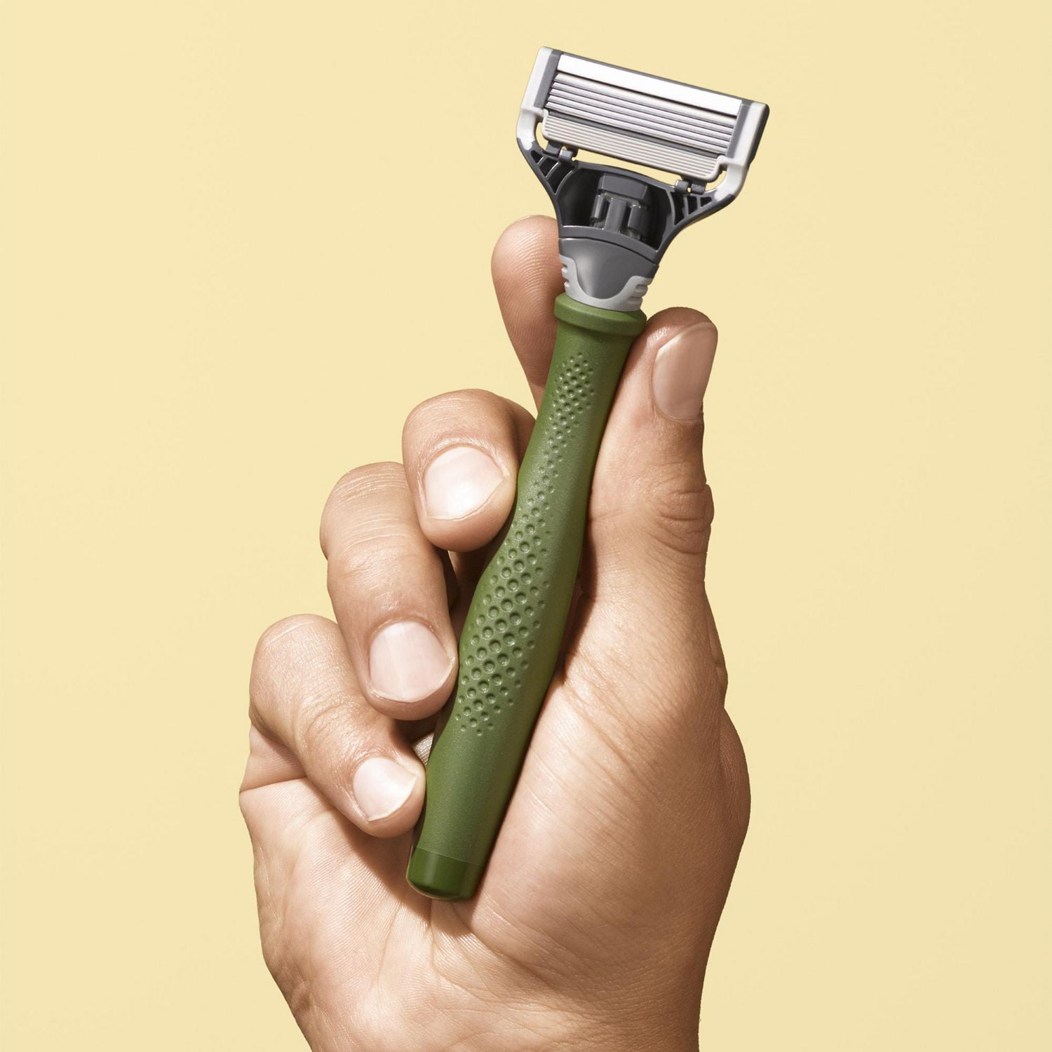 Harry’s Men’s 5 Blade Razor with Cartridges - Forest Green