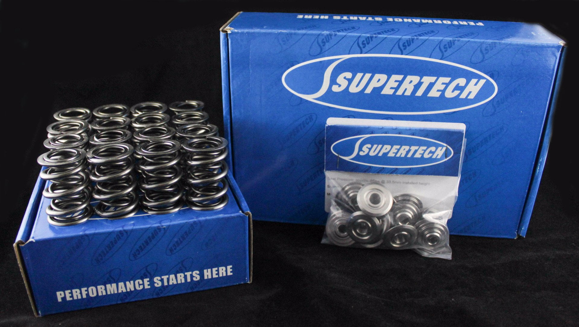 SUPERTECH TI RETAINERS & DUAL VALVE SPRING KIT 70lb Integra GSR B18C
