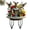 03, variant on 2D Beautifully Landscaped Garden Beds, Splashing Garden Statue Acrylic Plate Patio Outdoor Basin Rain Weather Decorative Art