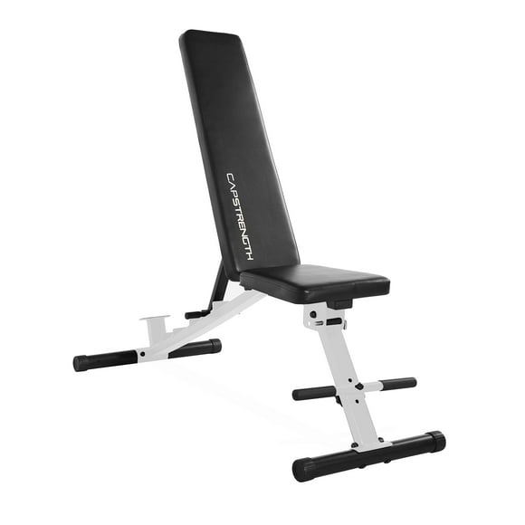 CAP Barbell Multi Purpose Adjustable Utility Bench, White (FM-CS904-WH)