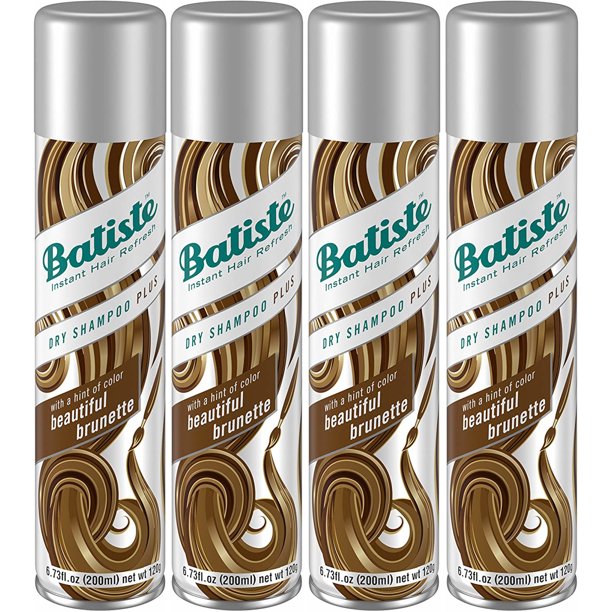 4 Pack Batiste Dry Shampoo Plus Beautiful 6.73 Ounces/200ml