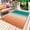 Orange Green, variant on Burnt Orange Yellow Ombre Outdoor Rug for Patio/Deck/Porch, Non-Slip Large Area Rug 3 x 5 Ft, Contemporary Art Abstract Aesthetics Indoor Outdoor Rugs Washable Area Rugs, Camping Rug Carpet Runner