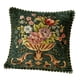 thumbnail image 5 of Funda de almohada cuadrada lavable a máquina de 19 x 19 pulgadas con estampado floral Verde, 5 of 9