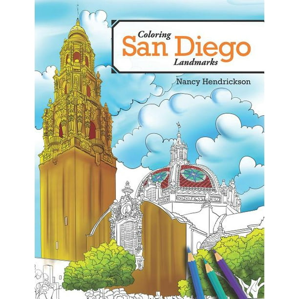 Coloring San Diego Landmarks - Walmart.com