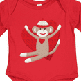 thumbnail image 4 of Inktastic Hug Sock Monkey Boys or Girls Long Sleeve Baby Bodysuit, 4 of 5