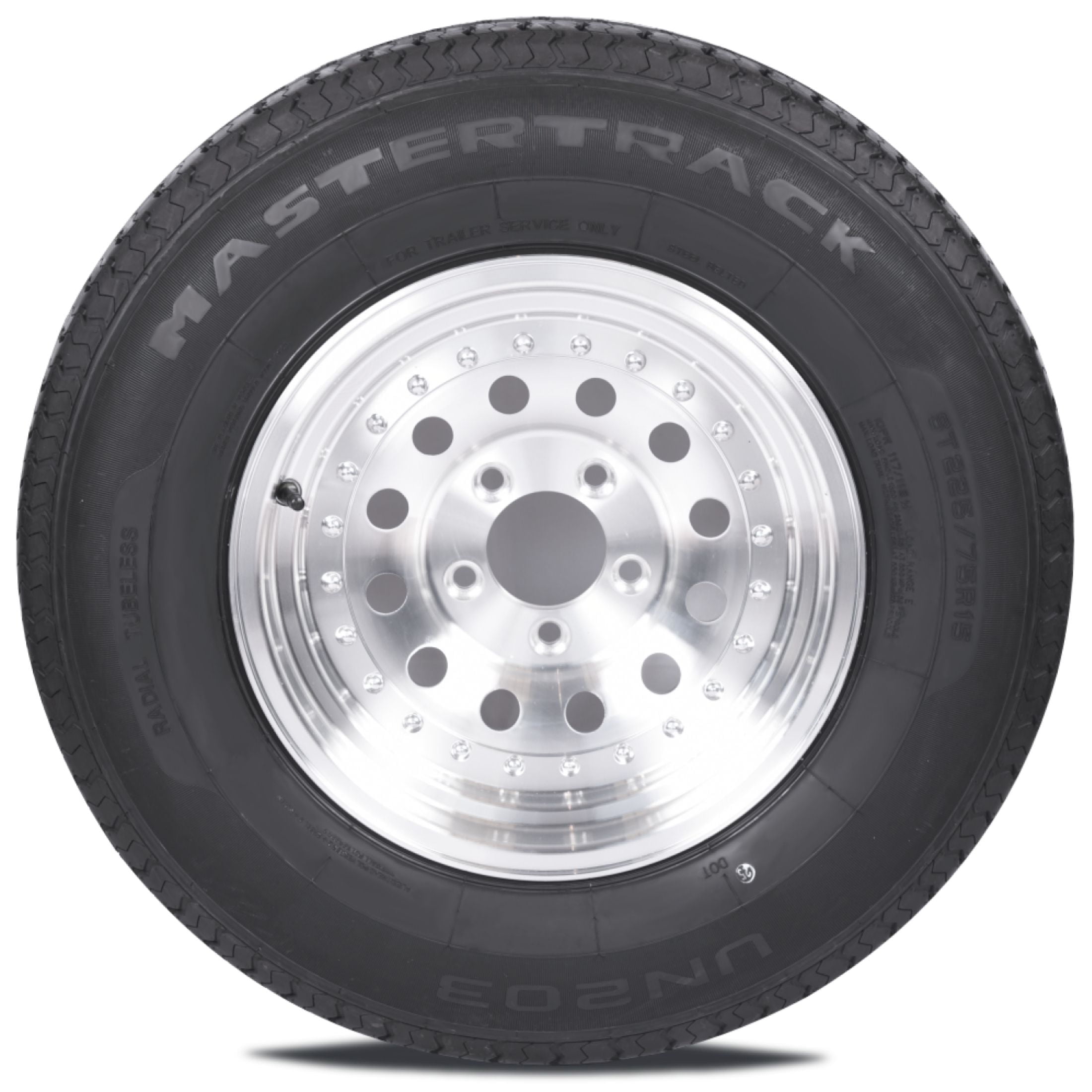 Mastertrack UN203 ST215/75R14 6 Ply 102N Load Range C Radial Trailer Tire- ST 215/75/14 215/75R14,Set of 2(No Wheels)